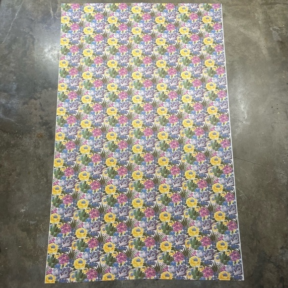 Unique Vintage Other - Vintage Floral Fabric ~2.6 Yards Bold Retro Flowers Stretch Knit 70s 80s